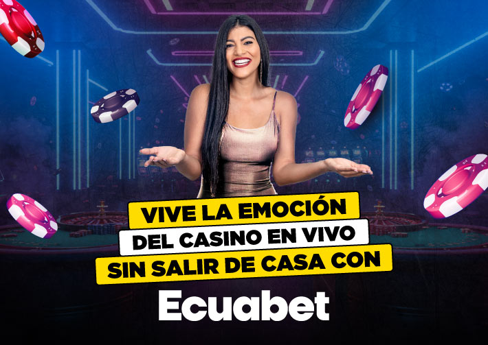 Sumérgete en el casino en vivo Ecuabet y disfruta de los juegos de casino Ecuador desde casa. Disfruta de crupieres reales, live casino online y más. ¡Entra ya!