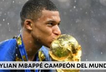 Kylian Mbappé Campeón del mundo.