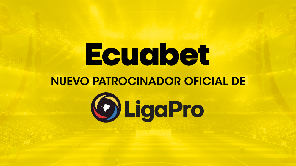 Ecuabet nuevo patrocinador de la Liga Pro