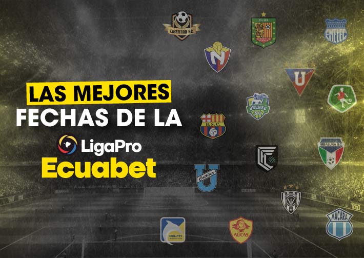 Liga Pro conformada por Liga de Quito, Barcelona SC, Independiente del Valle, Emelec, entre otros clubes. Gana con el Clásico del Astillero.