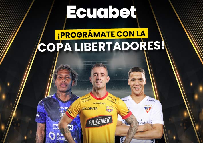 Gana con los ecuatorianos y los Partidos de Copa Libertadores