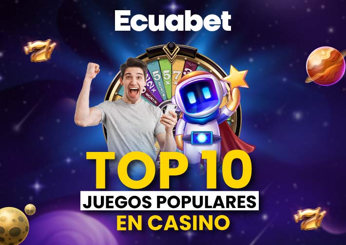 Juegos populares de casino, tragamonedas, y apuestas en Ecuabet