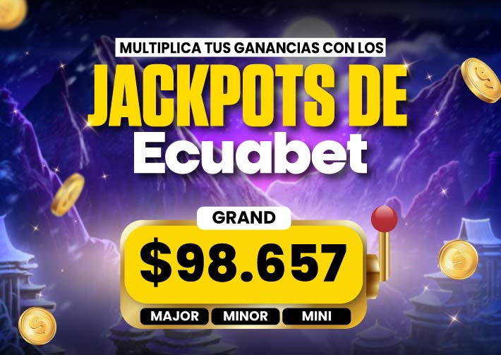 Descubre el jackpot de Ecuabet y los miles de premios que puedes ganar con los juegos de casino online y tragamonedas.