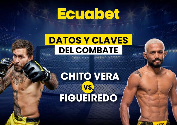 Se viene la pelea de Chito Vera vs Figueiredo, conoce aquí el análisis del combate y algunos consejos para que ganes con tus apuestas.