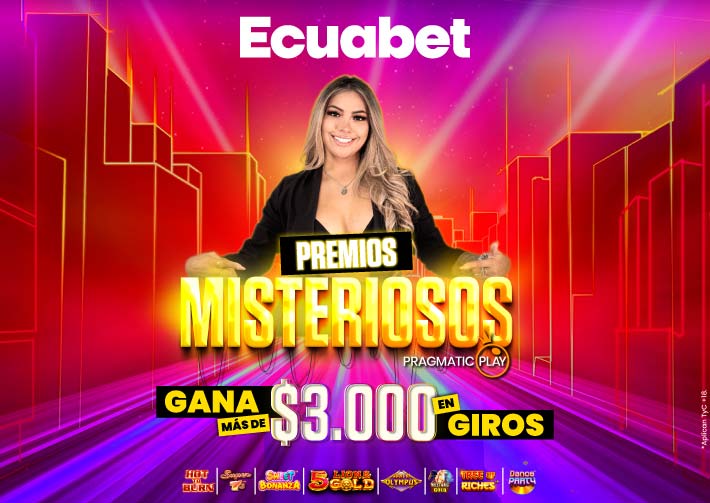 Gana tiradas gratis en los slots y tragamonedas de Ecuabet. Juega en los títulos de Pragmatic Play y consigue grandes premios.