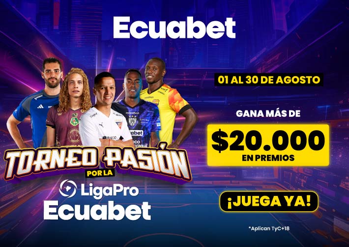 Gana hasta $20.000 dólares con la Liga Pro y tus jugadas en Ecuabet pronosticos deportivos. ¡Aquí te explicamos como participar!