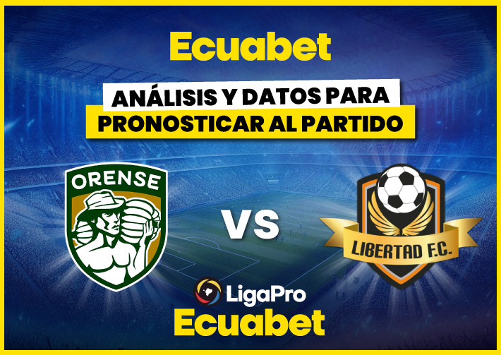 Descubre cuotas y consejos para tus pronósticos y apuestas del partido entre Orense vs Libertad, en la LigaPro Ecuabet. ¡Ingresa aquí!