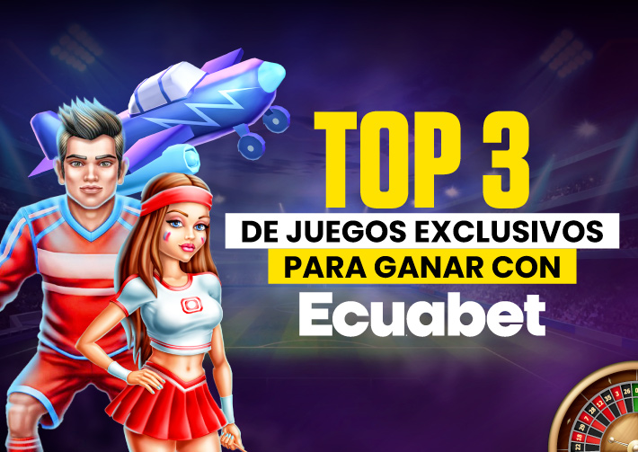 Conoce 3 juegos exclusivos de Ecuabet Casino online para que ganes mientras te diviertes. Apuesta en tus favoritos y multiplica tu dinero.