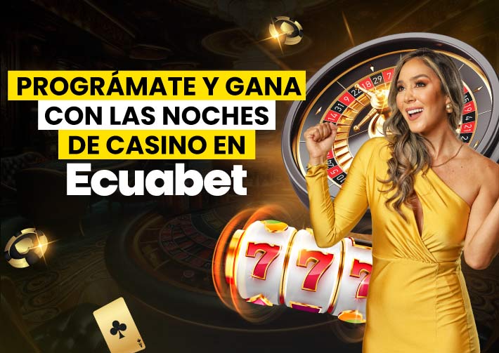 Diviértete con las Noches de Casino de Ecuabet Ecuador, y gana múltiples premios con los mejores juegos de casino online. ¡Ingresa aquí!