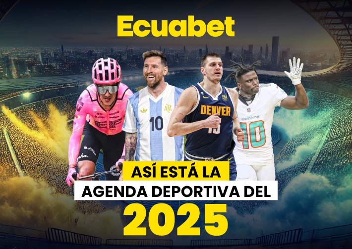 Conoce las mejores citas del deporte para apostar y ganar en el 2025. Arma tus pronósticos fútbol, tenis, básquet, NFL, ciclismo y mucho más.