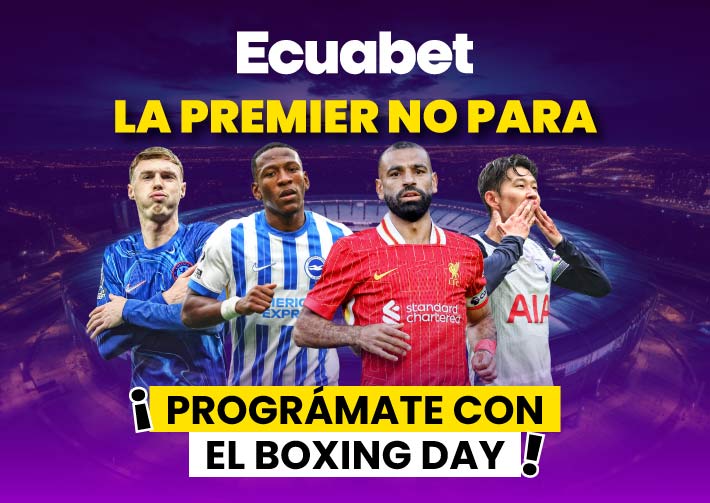 Prográmate con el Boxing Day y los mejores partidos de la Premier League. Haz tus pronósticos fútbol con el Manchester, Chelsea y más clubes.