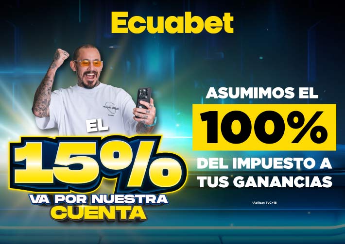 Recibe el total de tus ganancias sin deducciones. Ahora nosotros pagamos el 15% de impuesto sobre las ganancias de pronósticos deportivos.