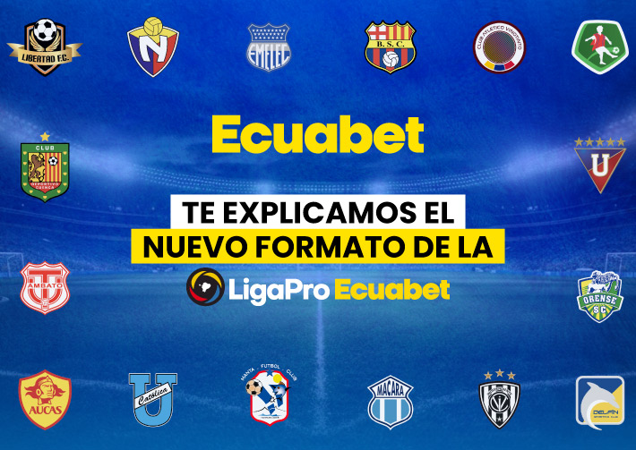 Descubre como será el nuevo formato de la Liga Pro Ecuabet 2025. Te lo explicamos detalladamente. ¡Pronostica y gana con el fútbol nacional!