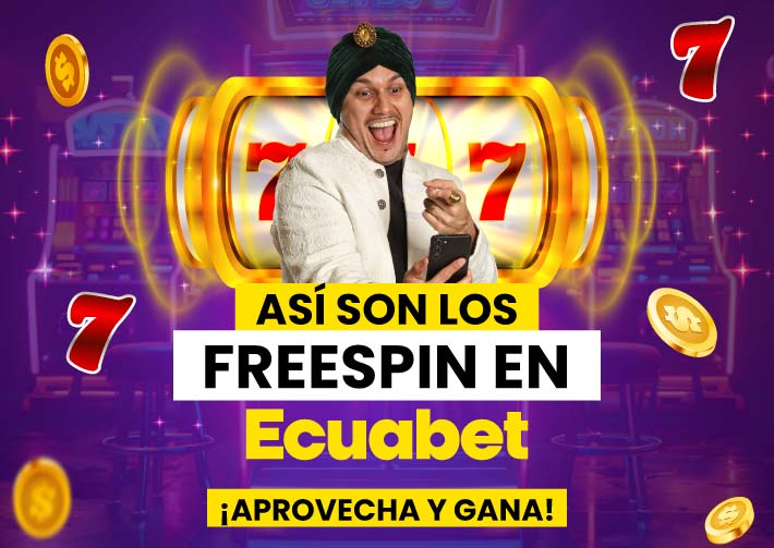 ¿Sabes que son los freespin en Ecuabet? Te contamos como puedes ganar muchos giros gratis en el casino online con solo jugar en tragamonedas