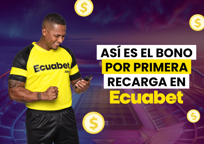 Con el bono primera recarga en Ecuabet tu dinero rinde más. Aprende como aprovechar tu primer depósito para rendir tus pronósticos deportivos.