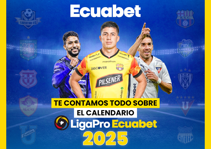 Conoce las fechas del calendario de la Liga Pro 2025. ¡Prográmate con los mejores partidos de Barcelona SC, LDU, IDV, Emelec y más.