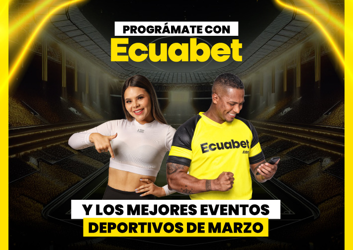 Marzo trae los mejores eventos deportivos de tenis, F1, MLB, y fútbol. Pronostica en Ecuabet y recibe $10 de regalo. ¡Aprovecha ya!