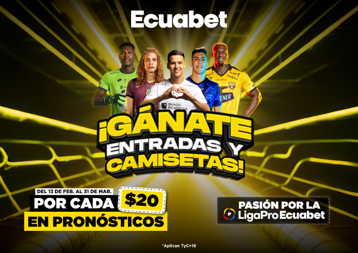 Gana camisetas de fútbol, boletas, visitas a entrenamientos y más con el sorteo LigaPro Ecuabet 2025. ¡Aquí te explicamos como participar!