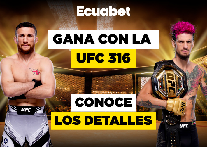 UFC 316: Dvalishvili vs O´Malley - Cuotas, y Análisis en Ecuabet ¡Haz tus pronósticos UFC por Dvalishvili o O'Malley en la Pelea Estela!