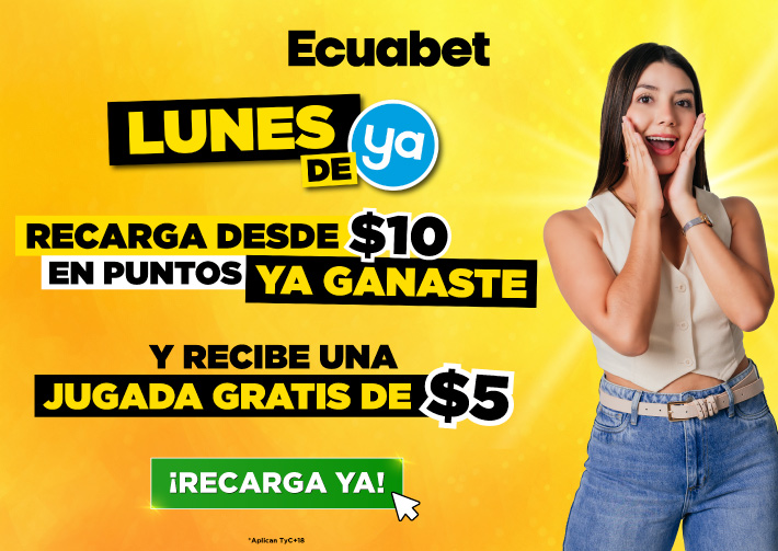 haz tus recarga de Ecuabet en Ya ganaste y obtén beneficios en Ecuabet para tus pronósticos. ¡Pronóstica ya!