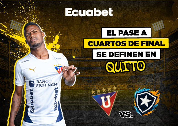 Liga de Quito vs Botafogo en la vuelta de octavos de final de la Copa Libertadores 2025, con análisis, cuotas y pronósticos.