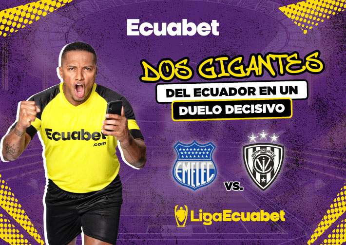 Pronósticos del partido Emelec vs Independiente del Valle en Ecuabet con las mejores cuotas y mercados de Ecuador. ¡Registrate ya!