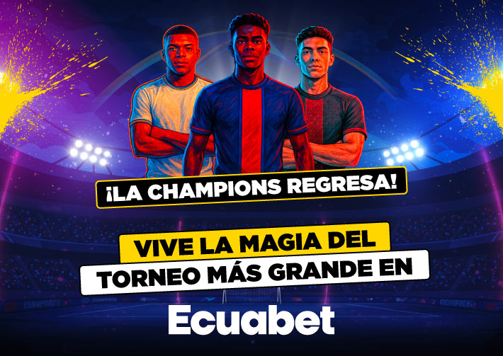 Fecha 1 de la UEFA Champions League en Ecuabet con las mejores cuotas y pronósticos del país en la mejor casa de apuestas de ecuador. ¡Ingresa ya!