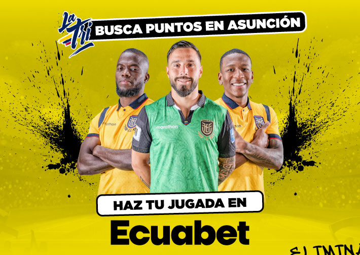 apuestas del partido Paraguay vs Ecuador en Ecuabet, con las mejores cuotas y mercados del país. ¡Registrate ya!