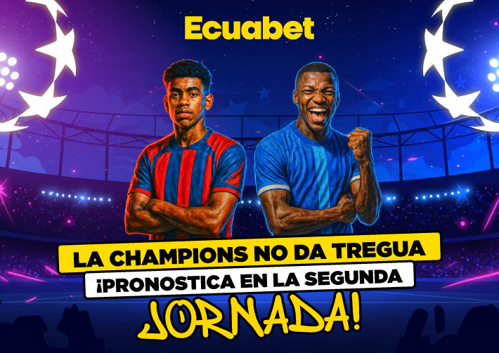 Fecha 2 de la UEFA Champions League en Ecuabet con las mejores cuotas y pronósticos del país en Ecuabet. ¡Ingresa ya!