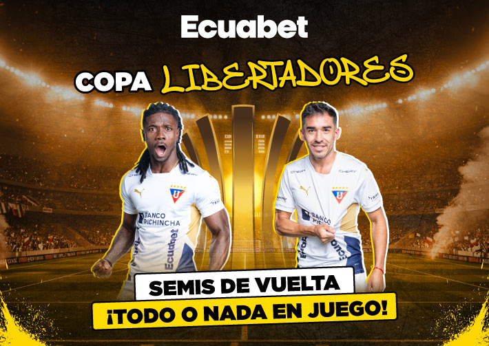 Pronósticos de las Semifinales de la Copa Libertadores con los mejores mercados y cuotas de Ecuador en la mejor casa de apuestas de Ecuador. ¡Ingresa ya a Ecuabet!