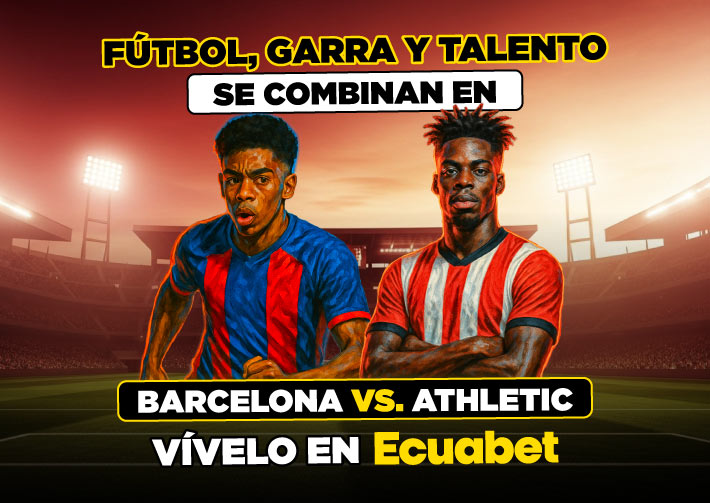 Pronóstico del partido Barcelona vs Athletic Bilbao con las mejores cuotas y pronósticos del mes. ¡Ingresa ya!