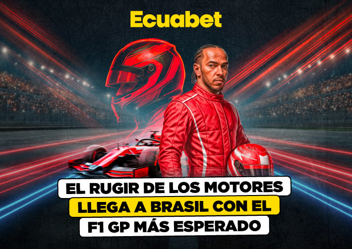 Pronósticos del F1 GP de Brasil con las mejores cuotas y mercados del país. ¡Ingresa ya a la mejor casa de apuestas de Ecuador!
