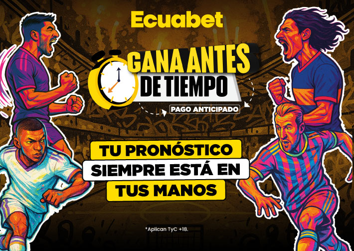 Pago anticipado Ecuabet, uno de los mejores beneficios que podrás encontrar en Ecuador. ¡Entra ya y haz tu apuesta legal en Ecuador!