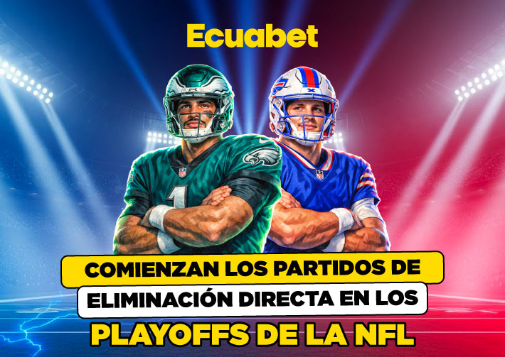 NFL Playoffs 2026 con partidos decisivos de fútbol americano, análisis de resultados NFL y opciones de apuesta segura en Ecuador con pronósticos deportivos Ecuabet