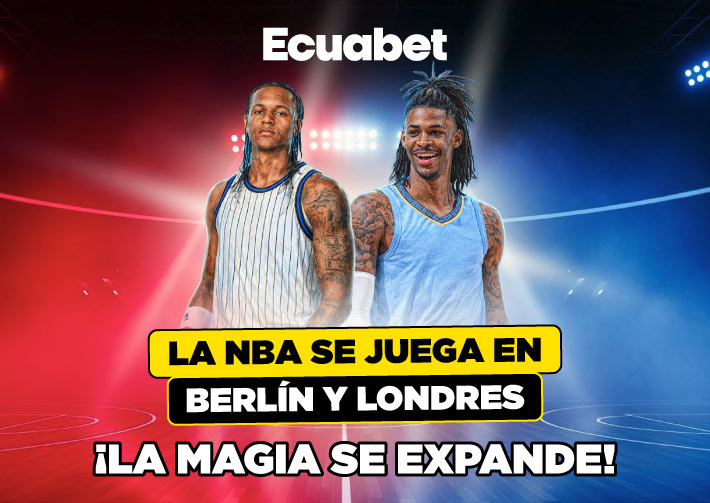 Partidos internacionales NBA 2026 en Berlín y Londres con Orlando Magic y Memphis Grizzlies