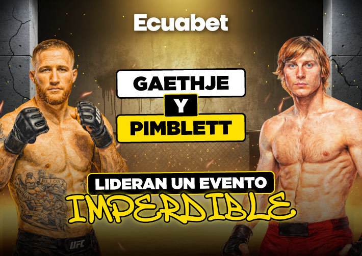 Cartel de UFC 324 con Gaethje vs Pimblett y Volkanovski vs Diego Lopes, ideal para estrategias de apuestas deportivas Ecuador y análisis de cartera UFC