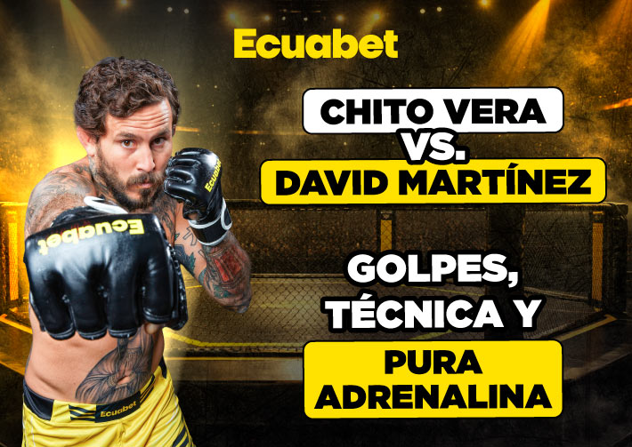 Descubre el análisis completo de Chito Vera vs David Martínez en UFC Fight Night. Pronósticos y cuotas actualizadas en la mejor casa de apuestas.