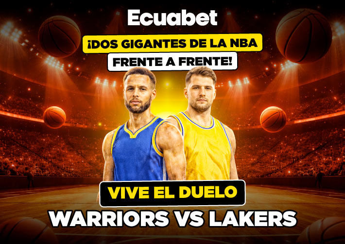 La acción intensa en la cancha entre Golden State Warriors y Lakers en NBA la vives en Ecuabet, oportunidades de apuestas en vivo y pronósticos confiables para ti.
