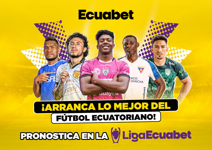 Apuestas Liga Pro Ecuador 2026 con mercados actualizados y opciones de apuestas en vivo para tus pronósticos deportivos. Vive la Liga Ecuabet en tu casa de apuestas.