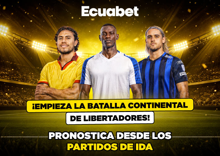 Segunda ronda de la Copa Libertadores 2026 con partidos del 16 al 19 de febrero y opciones de apuestas de fútbol en Ecuador a través de Ecuabet