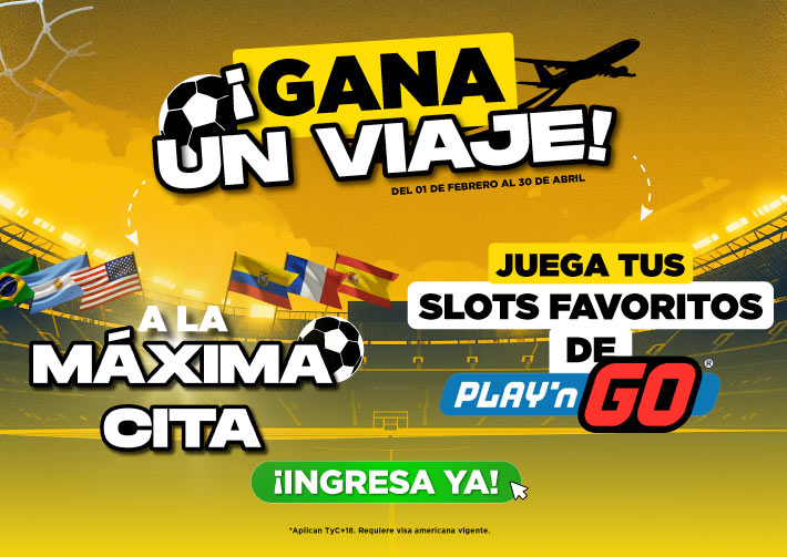 Participa en el sorteo Vamos a la Copa con PLAYnGo en Ecuabet y gana un a Estados Unidos en el 2026