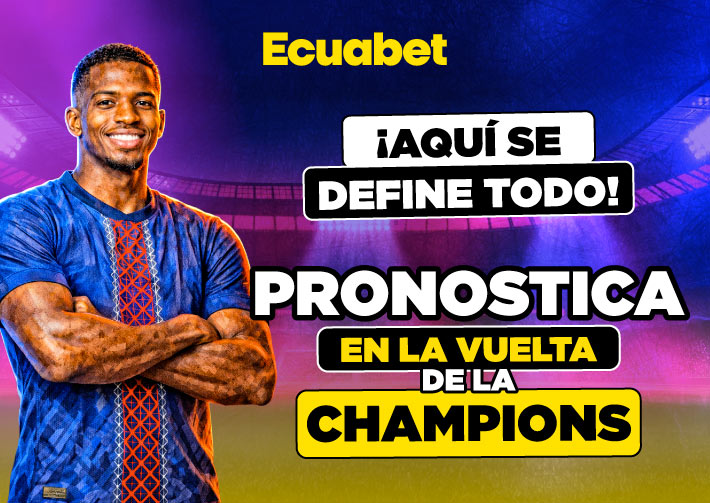 Partido de vuelta en Champions League playoffs con cuotas y oportunidades de apuestas en Ecuabet Ecuador