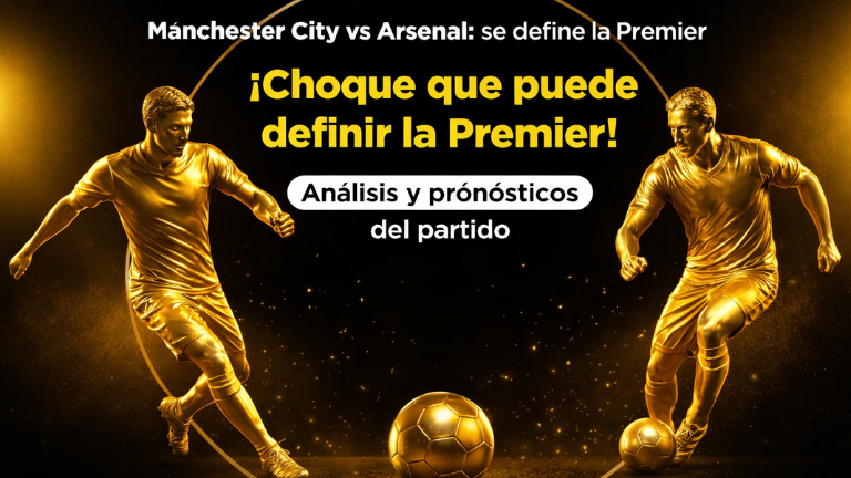 Acción táctica en el Etihad Stadium durante el partido Manchester City vs Arsenal por la PremierLeague 2026.