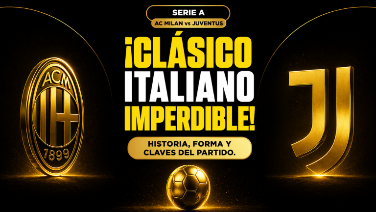 Ac Milan vs Juventus de la Serie A 2026. Descubre las mejores pronósticos deportivas Ecuador y las coutas de Ecuabet para este clásico.