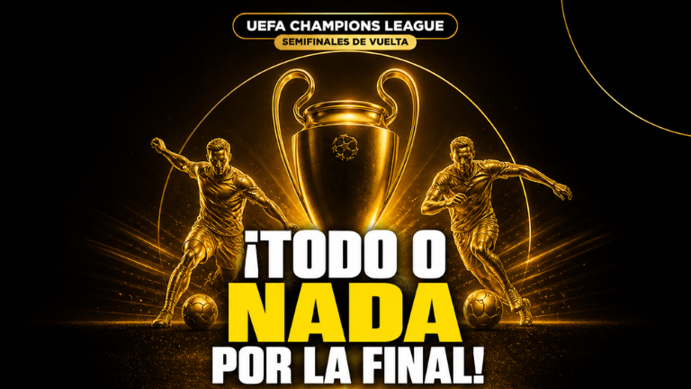 a vuelta de las semifinales en la Champions League 2026 llegan con partidos imperdibles. Analiza los partidos y apuesta ahora con Ecuabet.