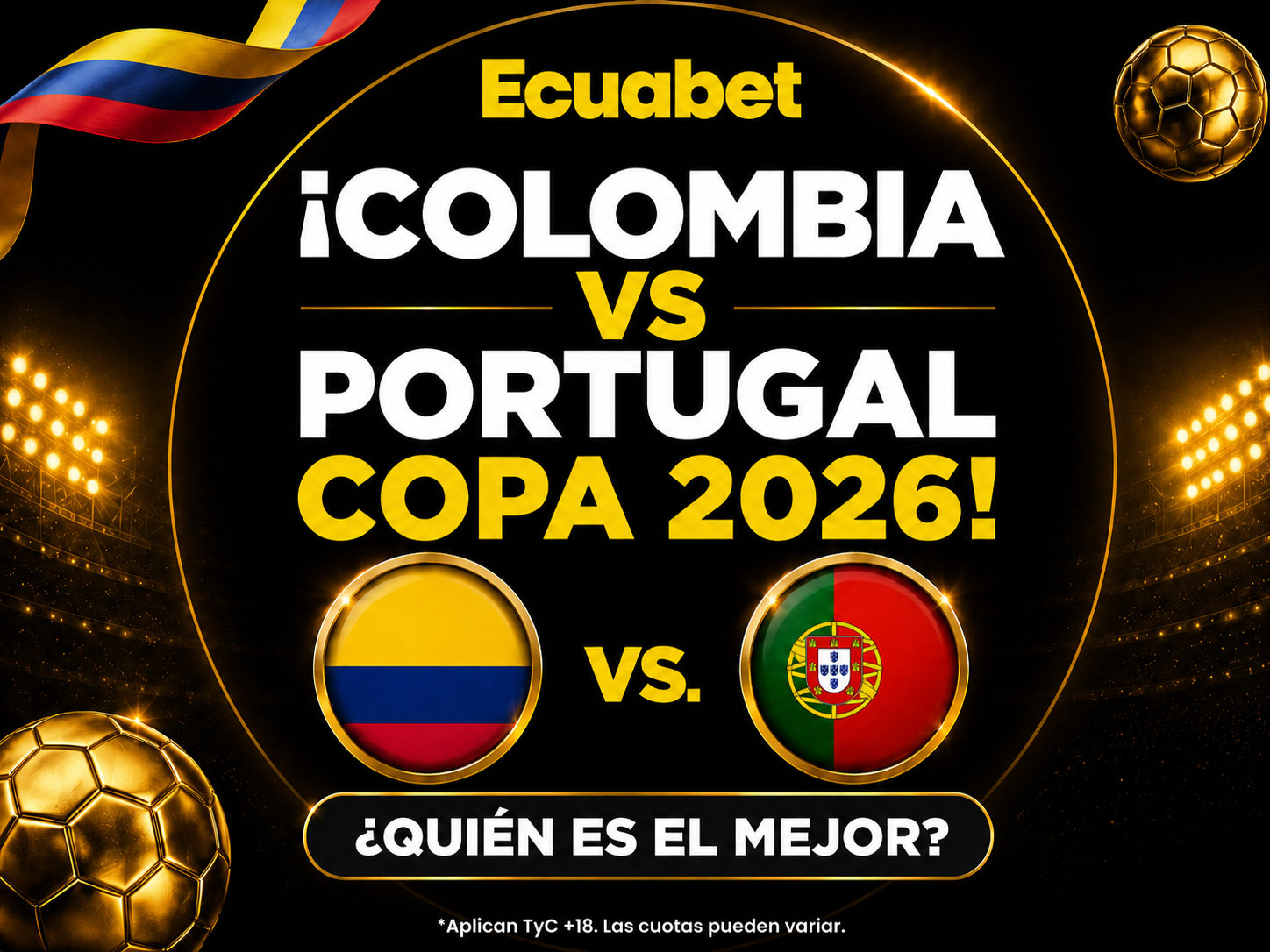 Colombia vs Portugal Copa 2026: choque estelar