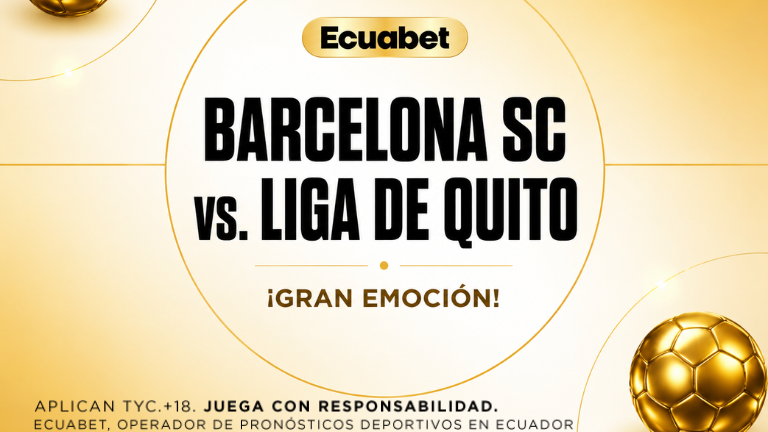 Barcelona SC vs. Liga de Quito por la LigaPro Ecuabet 2026
