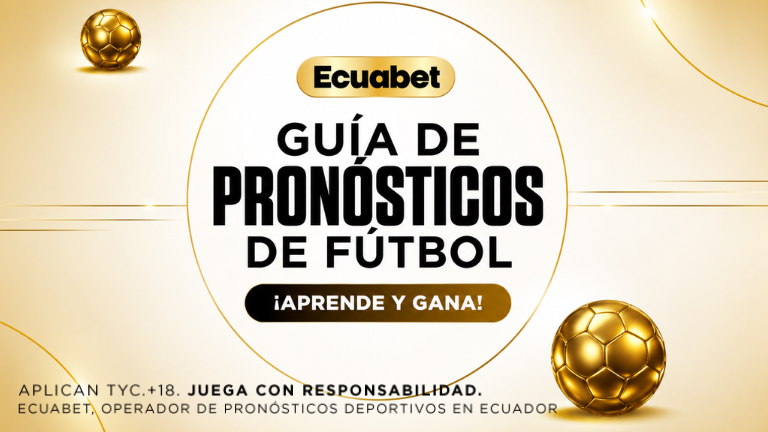 Usuario analizando estadísticas para hacer pronósticos de fútbol en Ecuabet