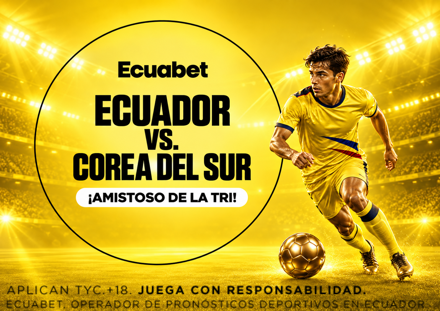 Ecuador vs Corea del Sur en amistoso internacional del 24 de septiembre de 2026 en Suwon, con La Tri en el inicio de la etapa de Marcelo Gallardo